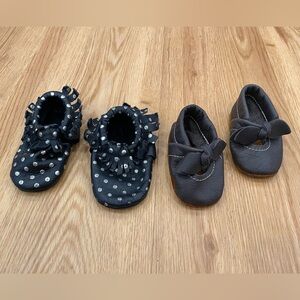 Freshly Picked and Starry Knight Baby Mocassins